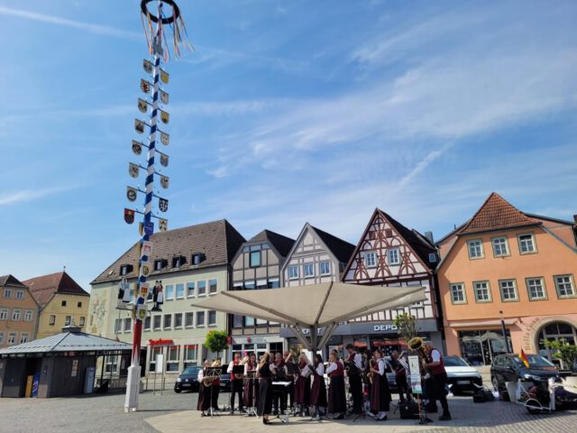 Unser diesjähriges Standkonzert auf dem Marktplatz Bad Neustadt 🎼🎺🥁